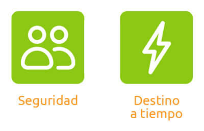 Conceptos visuales de Go! Girls relacionados con seguridad, acompañamiento y llegada al destino a tiempo