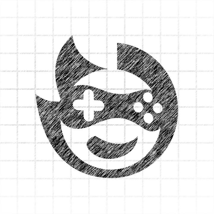 Boceto del isotipo de VitaGames